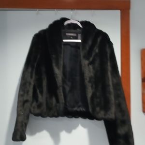 Faux fur jacket